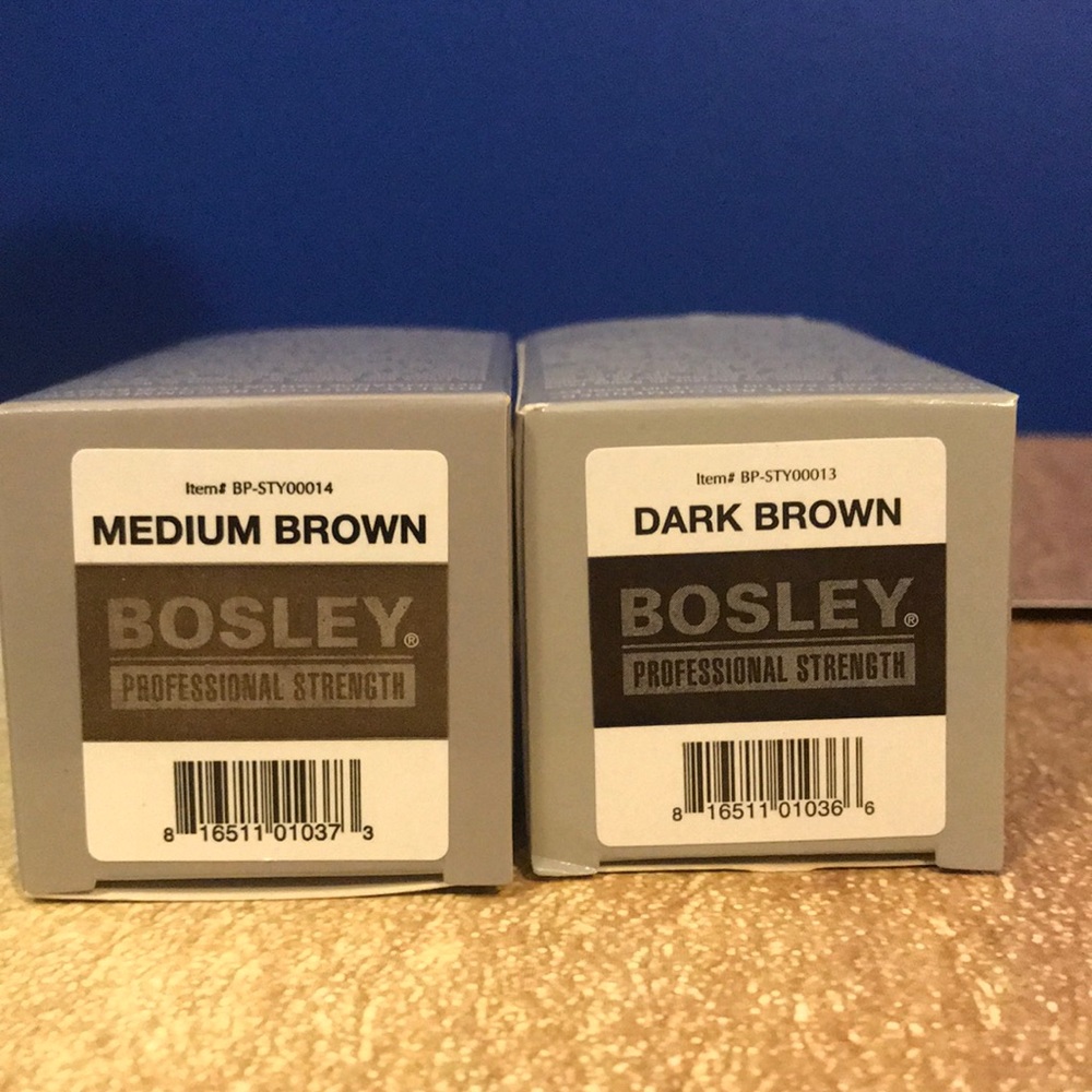 Bosley hair thickening fibers